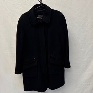 London Fog Classic Black Pea Coat